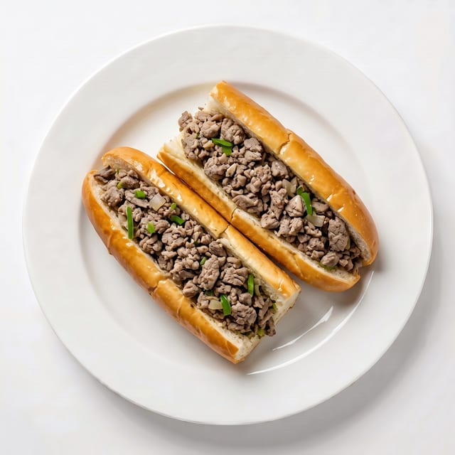 Chicken Cheesesteak Sub.